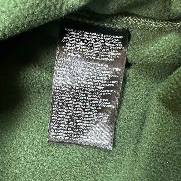 NWT THE NORTH FACE Men's Sweater Size Small Pine Needle Green Half Zip Fleece - Picture 5 of 6